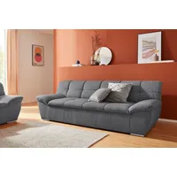 DOMO collection 3-Sitzer DOMO COLLECTION "Lagoa, moderne Sitzheftung, bequem und komfortabel", grau, B:232cm H:76cm T:96cm, Sofas, frei im Raum stellbar, in großer Farbauswahl