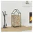 vidaXL Brennholzregal 40 x 25 x 90 cm Olivgrün