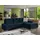 Mirjan24 Ecksofa Dunkelblau, Textil, 5-Sitzer, L-Form,Rechteckig, 265x185 cm, Wohnzimmer, Sofas + Couches, Wohnlandschaften, Ecksofas