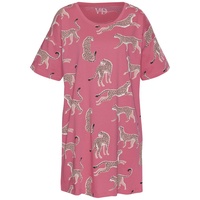 VIVANCE DREAMS Damen Sleepshirt pink-gemustert Gr.48/50