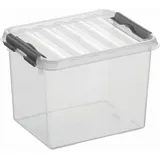 sunware perfectly organised SUNWARE Q-Line Aufbewahrungsbox 15 x 14 x 20 cm 6-tlg. transparent/silber