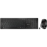 Cherry DW 9500 SLIM Tastatur- Maus enthalten RF Wireless + Bluetooth- QWERTY Englisch Schwarz,