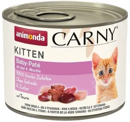 ANIMONDA Carny Kitten Baby Paté 200 g Pastete für Kätzchen