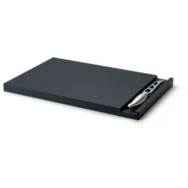 Continenta Käsebrett Duracore 2-tlg. 36,5 x 25 cm Schwarz