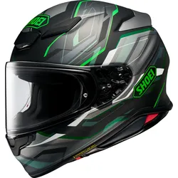 Shoei NXR2 Capriccio, Integralhelm - Matt Schwarz/Grün/Grau - S