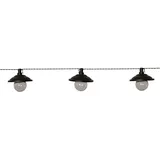 Star Trading LED-Solar-Lichterkette Globe Shade', schwarz