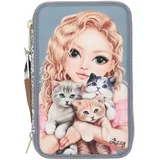 DEPESCHE TOPModel 3 Fach Federtasche CAT Love- Geschenke für Mädchen