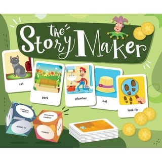 The StoryMaker. Gamebox mit 132 Karten + Download: Let's Play in English. Gamebox mit 132 Karten + Download