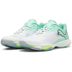 PUMA Vantage Nitro W+ Hallenschuhe Damen 01 - PUMA white/electric peppermint/fizzy apple 38.5