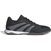 adidas Herren Fussball-Hallenschuhe Predator, CBLACK/GREFOU/LUCRED, 39 1⁄3