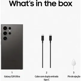 Samsung Galaxy S24 Ultra 5G Enterprise Edition 12 GB RAM 256 GB Titanium Black