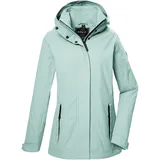 G.I.G.A. DX Damen Funktionsjacke wasserdicht/Outdoorjacke mit abzippbarer Kapuze GS 53 WMN JCKT, light aquaverde, 40, 42839-000