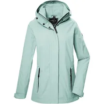 G.I.G.A. DX Damen Funktionsjacke wasserdicht/Outdoorjacke mit abzippbarer Kapuze GS 53 WMN JCKT, light aquaverde, 40, 42839-000