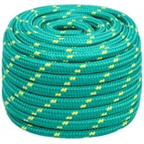 vidaXL Bootsseil Grün 20 mm 25 m Polypropylen