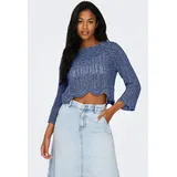 Only Onlnola Life 3/4 Pullover KNT Noos Blau S