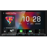 Kenwood DMX8021DABS 7-Zoll Digital Media AV-Receiver Doppel-DIN mit Wireless CarPlay und Android Auto