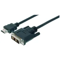 Digitus HDMI-Adapterkabel Typ A-DVI(18+1) St/St, 2.0m, Full HD