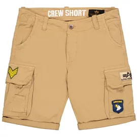 Alpha Industries Crew Patch Kurze Hose Sand 32