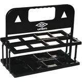 UMBRO Flaschenträger aus Kunststoff (8 Flaschen), Zubehör, Schwarz, Größe 1 - Einheitsgröße