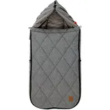 Kaiser 6574770 Sommer Fußsack "Nikko Melange", anthracite Melange