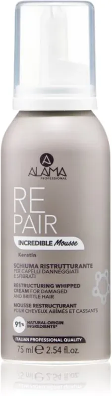 Alama Professional Repair Incredible Mousse Schaum für das Entfernen von beschädigtem Haar 75 ml