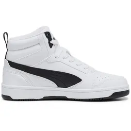 Puma Rebound V6 Mid Unisex Weiß/Schwarz 36