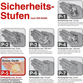 Rexel Optimum AutoFeed+ 100M Aktenvernichter mit Partikelschnitt