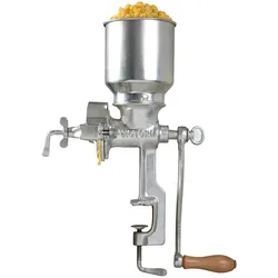 Victoria Getreidemühle Manuelle Gusseiserne Handmühle Mahlen von Kaffee Mais Einstellbare, VIC-30025, Chrom