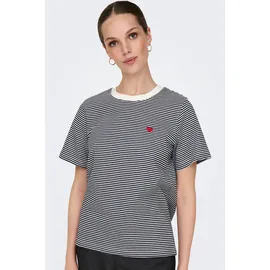 Jdy JDYPISA S/S PRINT TOP JRS NOOS Weiß S