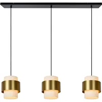 LUCIDE FIRMIN - Pendelleuchten - 3xE27 - Mattes Gold/Messing