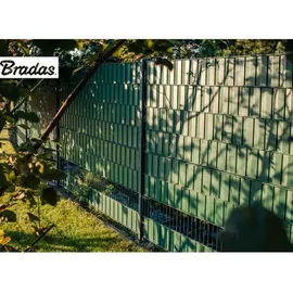 Bradas Zaunband 19cmx35m grau Zaun- Palisadenband Sichtschutz Lärmschutz BRADAS TOB4501935LGYL,