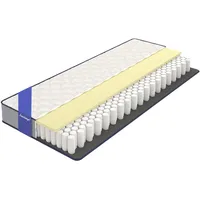 Arensberger Taschenfederkern Matratze Dana - 90x200cm 16cm Höhe – Nanocell Mix aus Kaltschaum, Memory Foam und Komfortschaum- Härtegrad H2/H3 Mittelfest – Federkern Schaumstoff