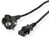 Roline Netzkabel, gerade IEC-Buchse, schwarz, 3 m