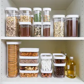 Emsa Optima rechteckig transparent 0,45 l 5-teiliges Set