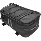 Fahrradträger, Gepäckträgertasche, Kofferraumtasche, Pu-leder, Wasserdicht, 8 L, Großes Fassungsvermögen, Gepäckaufbewahrung