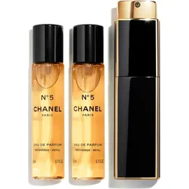 Chanel No. 5 Eau de Parfum refillable 20 ml + Eau de Parfum Nachfüllung 2 x 20 ml