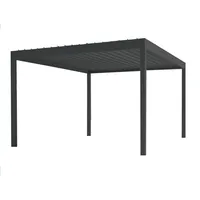 Teico group Pergola inkl. LED Licht motorisiertem Dach 3x3x2,7m