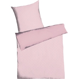 Kaeppel Biber Bettwäsche Moment rosa 1 Bettbezug 135 x 200 cm + 1 Kissenbezug 80x80 cm