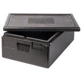 Thermo Future Box GN 1/1 Premium Thermobox Kühlbox, Transportbox Warmhaltebox und Isolierbox mit Deckel,30 Liter 60 x 40 Thermobox,Thermobox aus EPP (expandiertes Polypropylen)