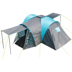 Kuppelzelt - Hammerfest 4 Plus - Camping Zelt 4 Personen - 2 m Stehhöhe 4 PERSONEN