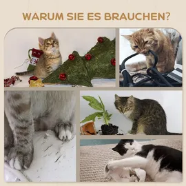 PawHut Kletterwand 4 tlg. grau