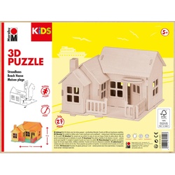 Marabu KiDS 3D Puzzle "Strandhaus", 27 Teile (27 Teile)