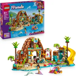 LEGO® Konstruktionsspielsteine »Familienurlaub im Strandresort (42673), LEGO Friends«, (1140 St.), Made in Europe LEGO® bunt