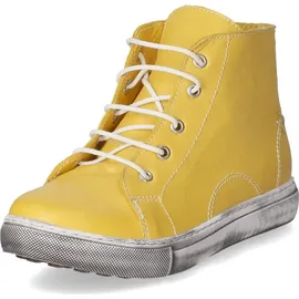 Andrea Conti Kinder Stiefeletten/ Boots Gelb Glattleder Größe: 34 - Gelb - 34