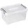 Curver Aufbewahrungsbox HANDY 29,4 x 19,4 x 15 cm 1-tlg. transparent, silber
