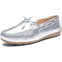 ARA Damen Alabama Mokassin, Silber, 42 EU