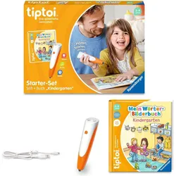 Ravensburger Spiel Starter-Set: Stift und Wörter-Bilderbuch Kindergarten