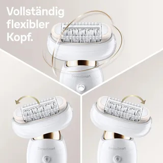 Braun Silk-épil 9 Flex 9005 weiß/gold