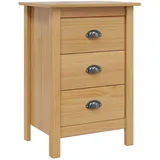 vidaXL Nachttisch Hill 46 x 35 x 65 cm Honigbraun