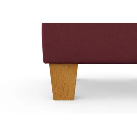 Home Affaire Polsterhocker »Lindgren« mit Stauraum rot